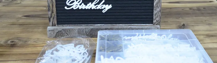 10*10 Double Sided Felt Letter Board with Wood Frame