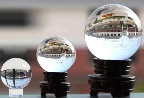 100mm Clear Crystal Sphere Ball for Home Office Decoration