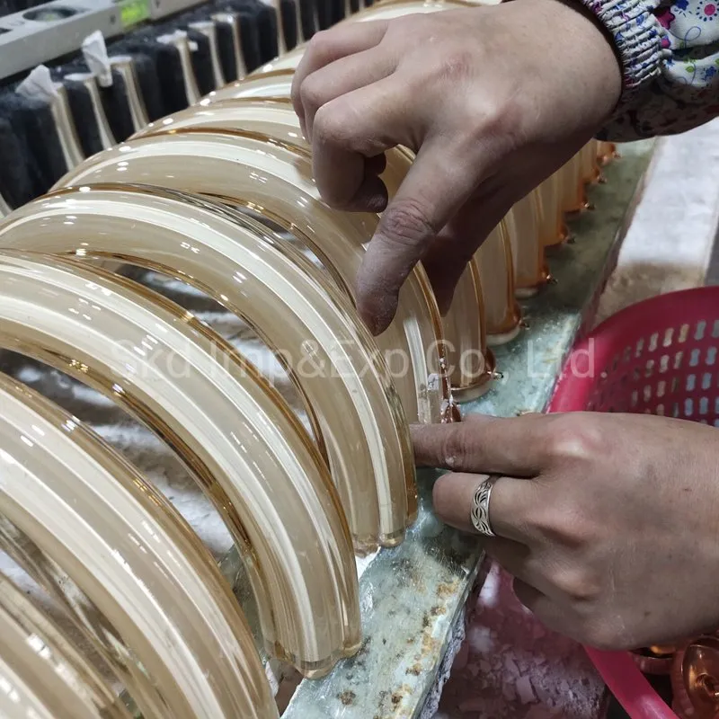 12 Inch Rope Glass Arm Chandelier Parts Replacement