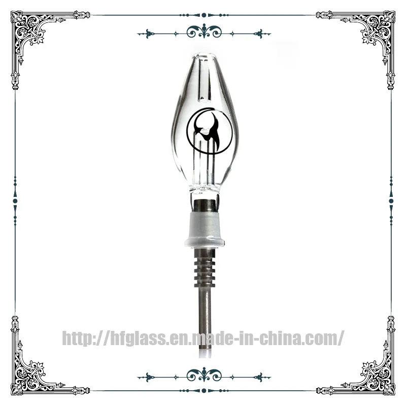 14mm Female Mini Nectar Collector with a Titanium Nail for Smoking Pipes