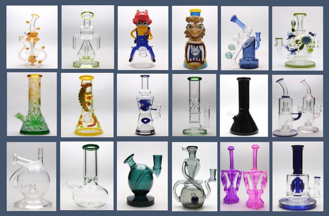 15 Inches Dark Wizard Beaker Glass Water Pipes Smoking Waterpipe