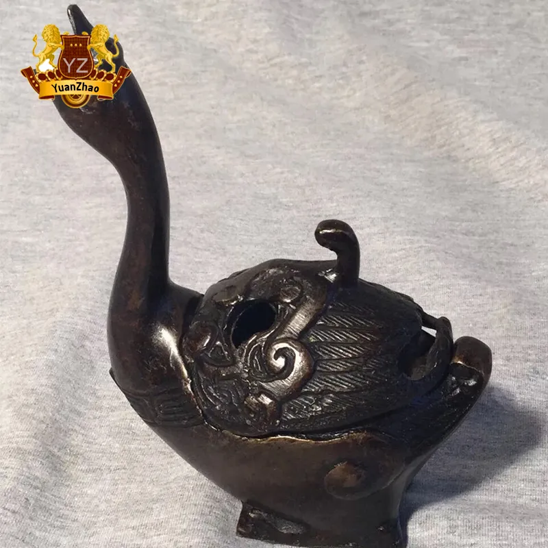 2021 New Design Animal Ornament Outdoor Street Bronze Goose Sculpture