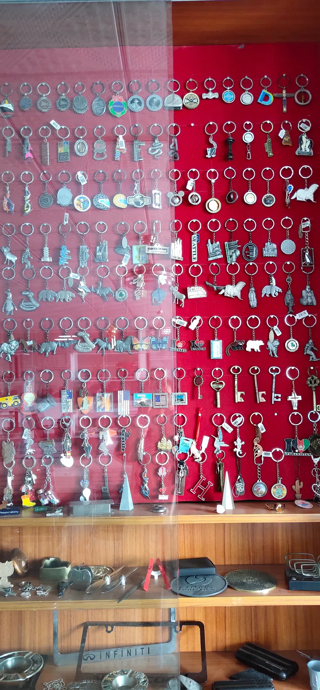 3D Wooden Coffin Shape Funeral Memorial Souvenir Casket Keychain