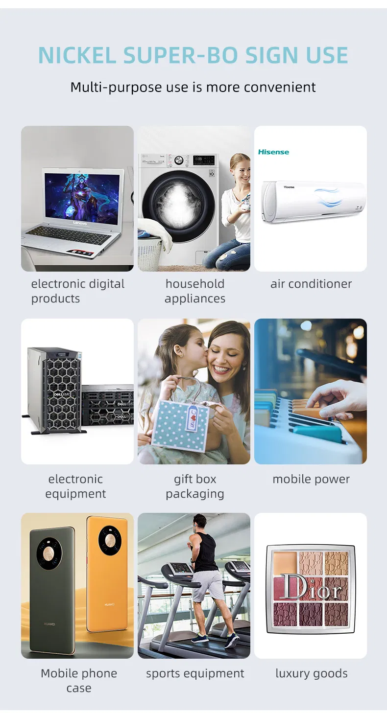 Adhesive Sticker Production of Nickel Ultra-Thin Electroforming Metal Logos