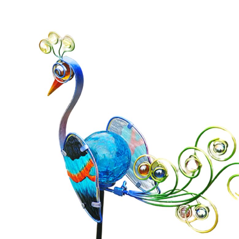 Amazing Art Peacock Garden Stake for Garden Decoration