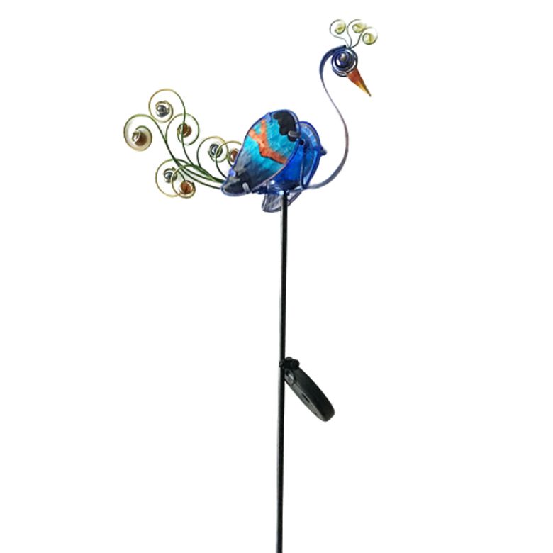 Amazing Art Peacock Garden Stake for Garden Decoration
