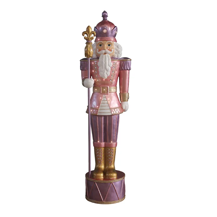 Big Size Indoor and Outdoor Notenkraker Nussknacker Decoration, Polyresin Life Size Christmas Nutcrackers