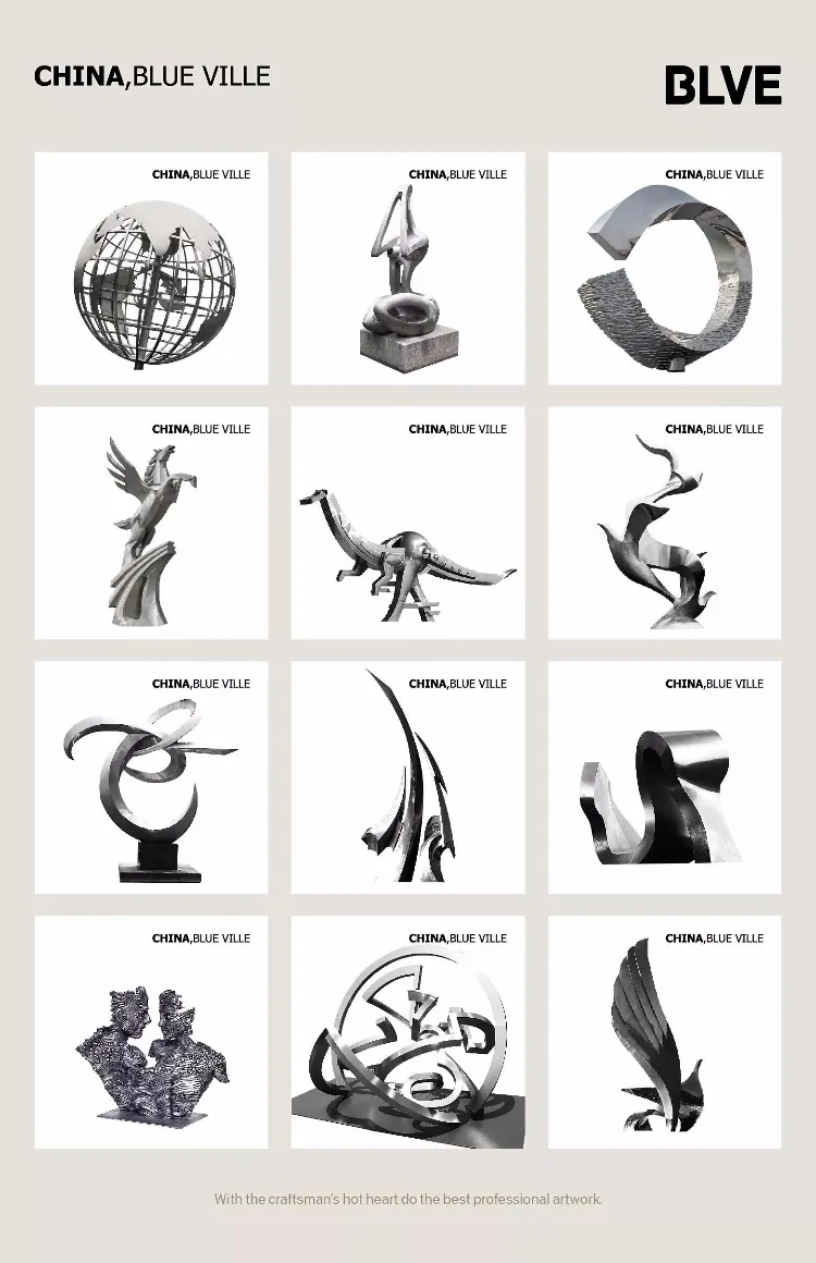 Blve Modern Pop Art Abstract Stainless Steel Shit Balloon Dog Statue Sculpture