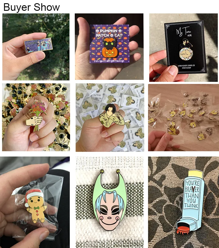 Brand New Soft Enamel Custom Metal Pilot Wings Pin Badge Lapel