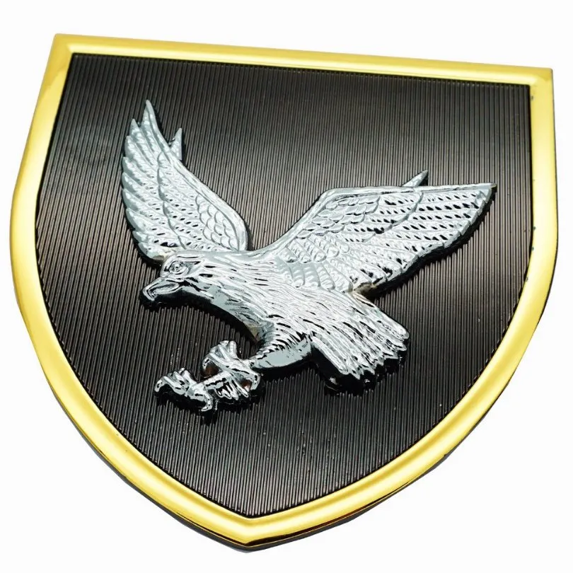 BSCI Factory Made Custom Metal Car Badge Personal Novel Decoration