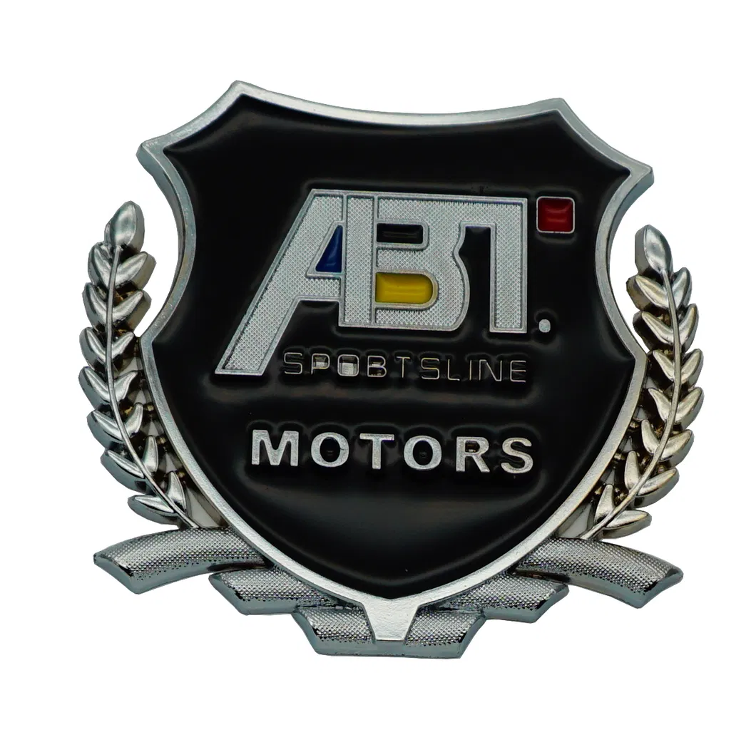 BSCI Factory Made Custom Metal Car Badge Personal Novel Decoration