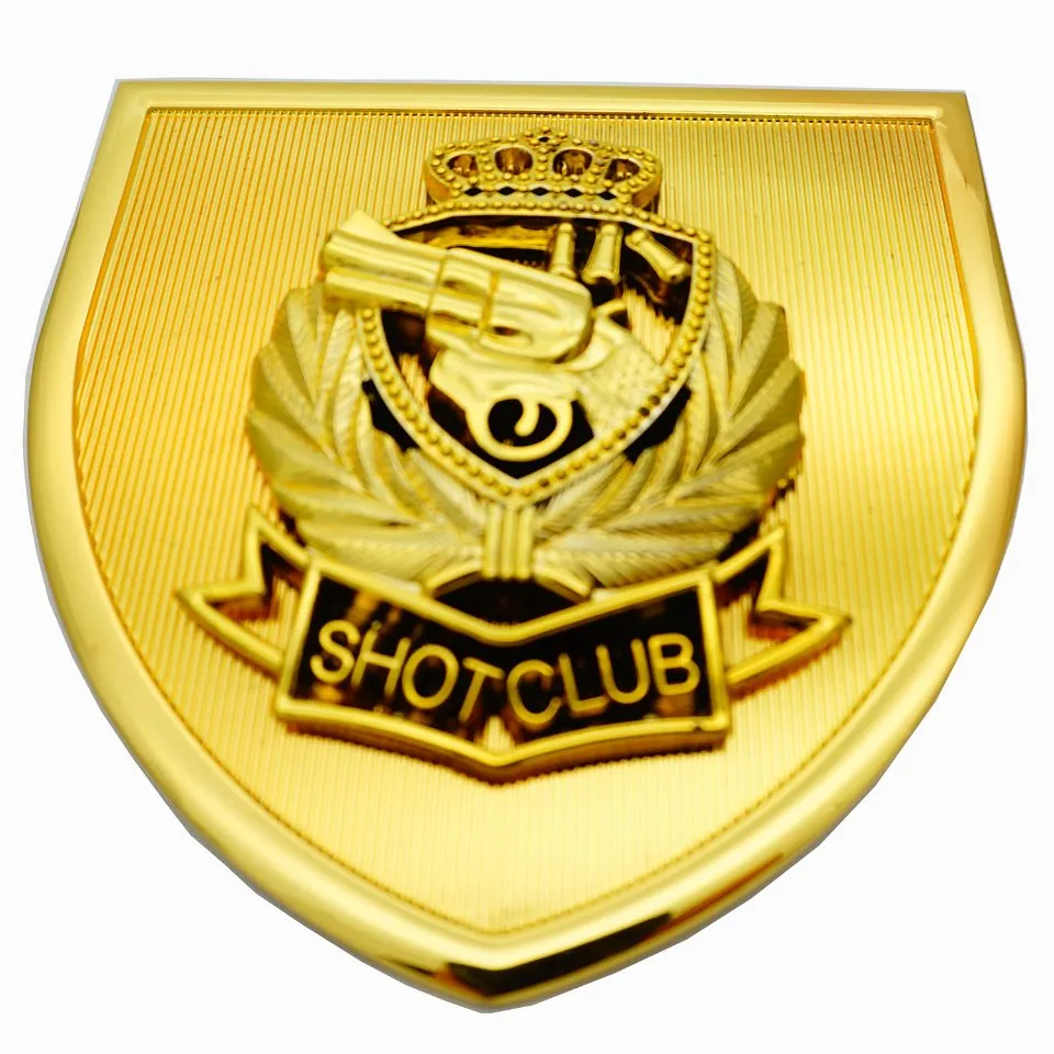 BSCI Factory Made Custom Metal Car Badge Personal Novel Decoration