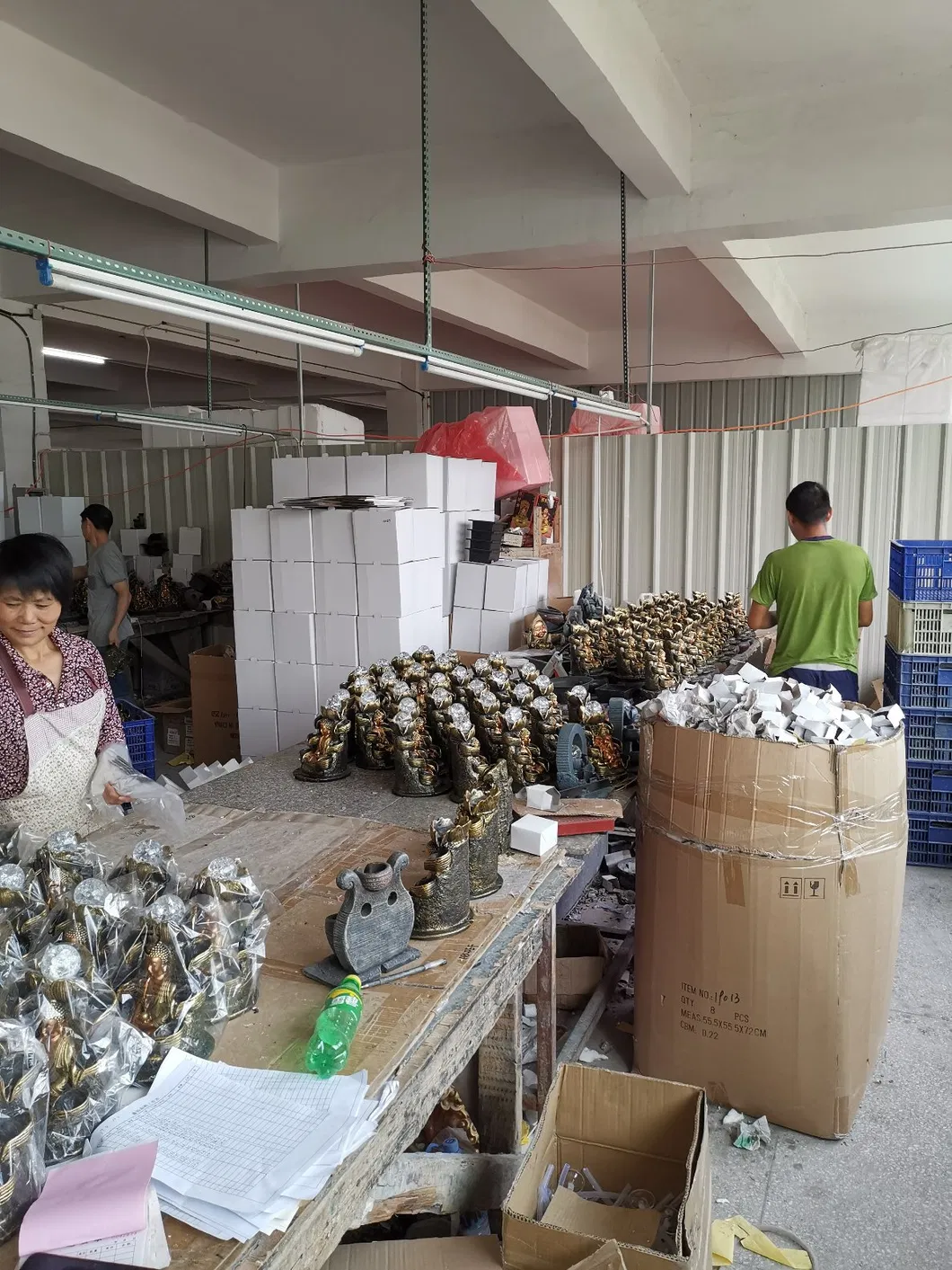 BSCI Factory Polyresin Lighthouse with Windmill LED Light Christmas Decoration