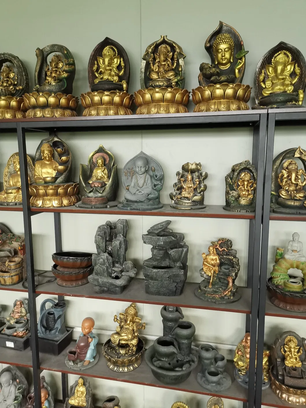 BSCI Factory Polyresin Lighthouse with Windmill LED Light Christmas Decoration