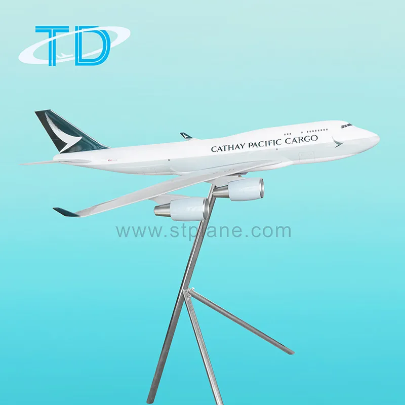 Cathay Pacific Cargo B747-400 Large Scale Resin Model Airplane 1: 60 120cm