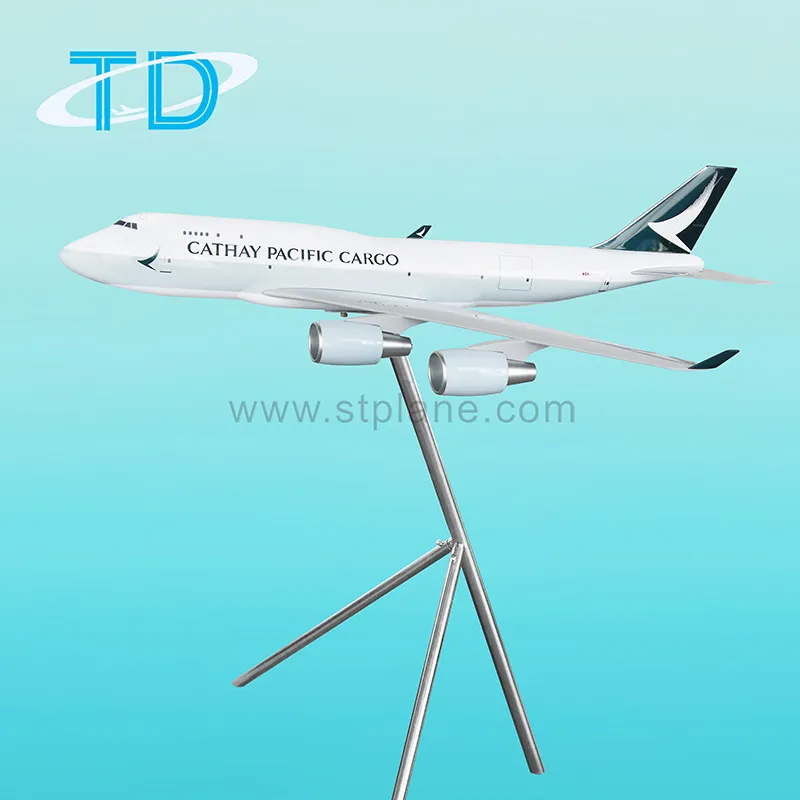 Cathay Pacific Cargo B747-400 Large Scale Resin Model Airplane 1: 60 120cm