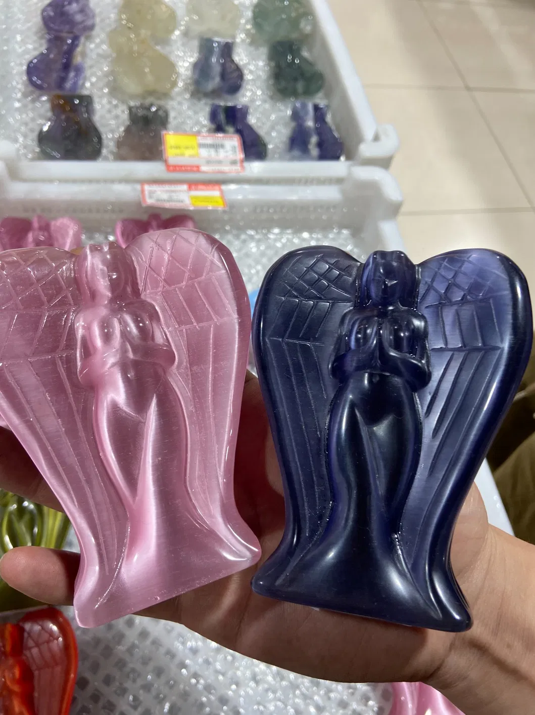 China Angel Decoration Donghai Crystal