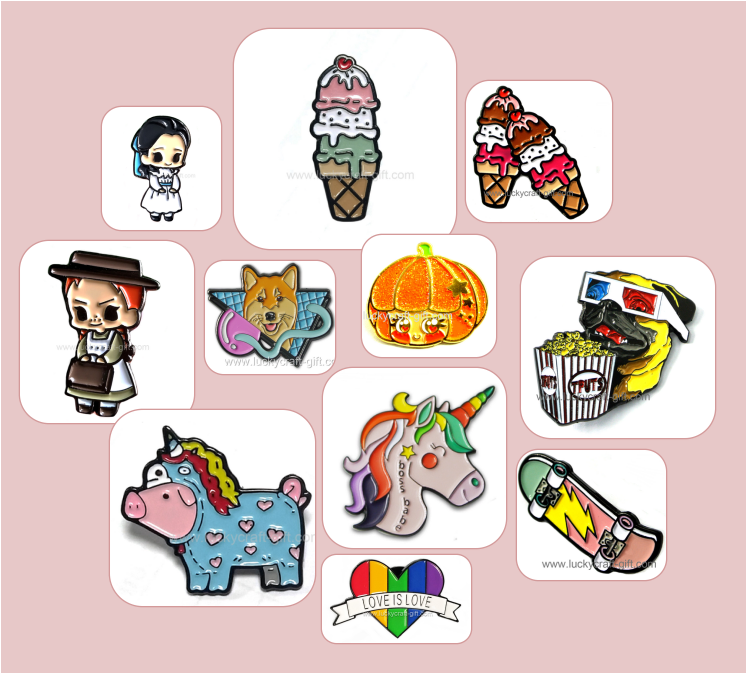 China Manufacture Music Boy Manufacturers Movie Director Slate Lapel Pin Badge