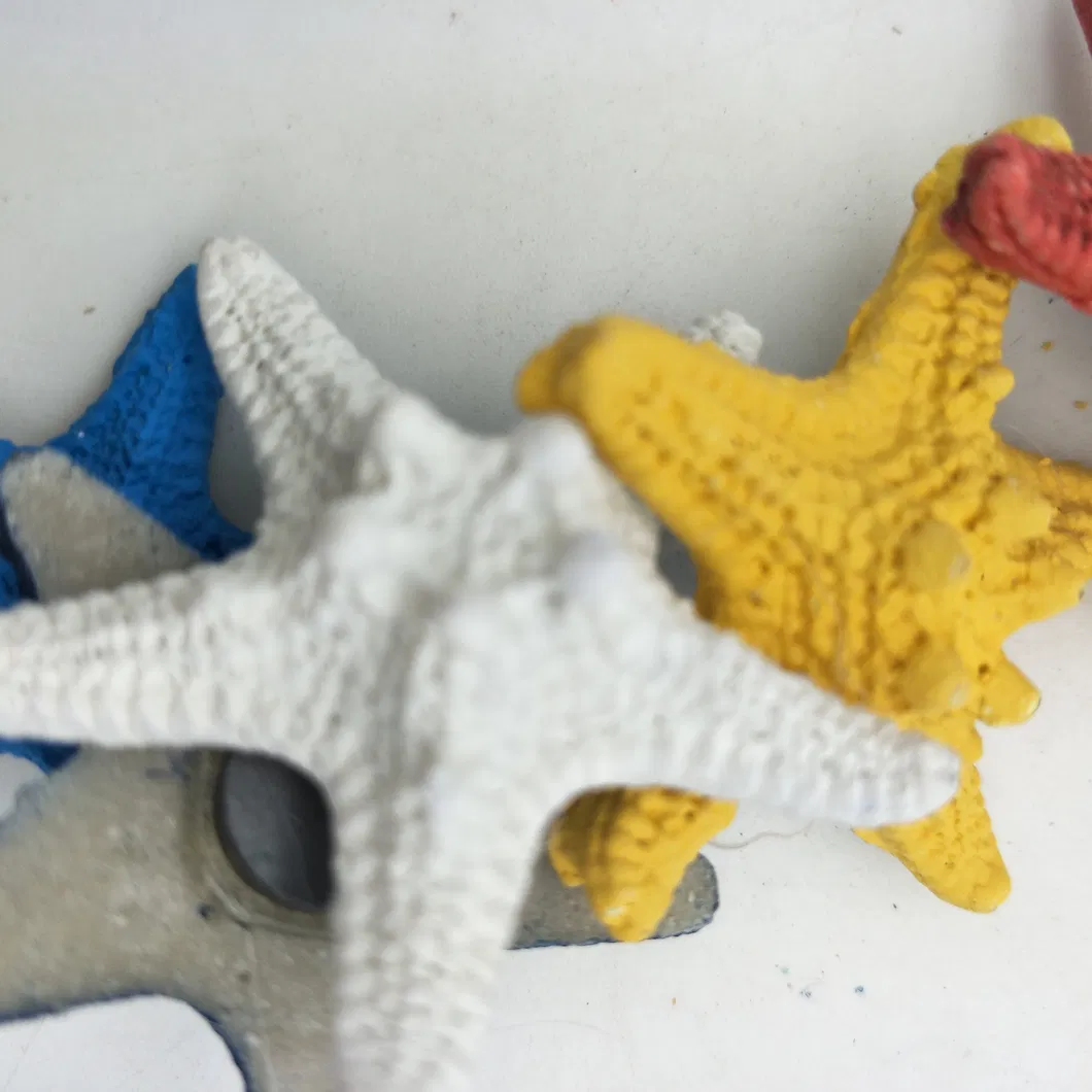 Colored Starfish Shaped Fridge Magnet