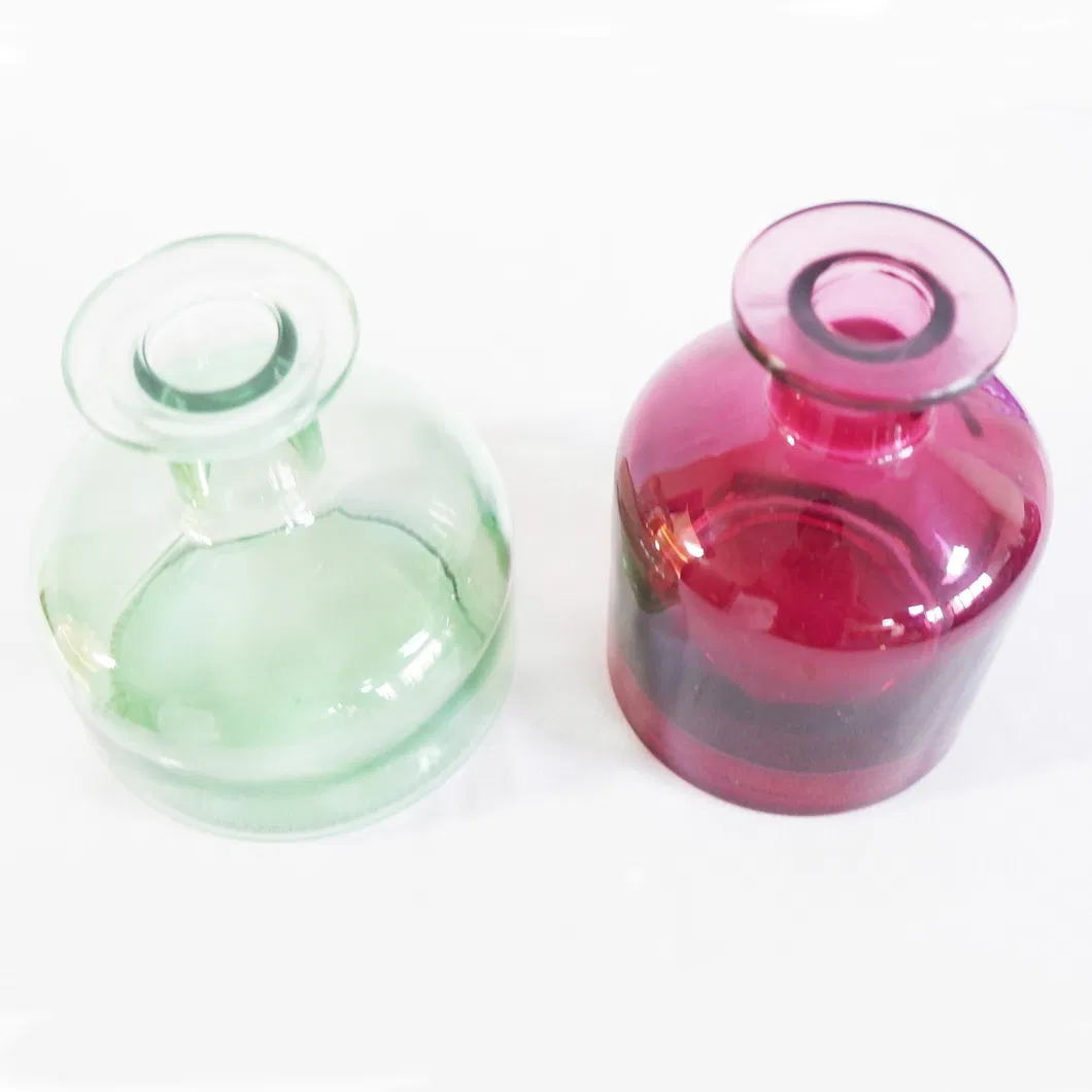 Colorful and Transparent Small Glass Cans, Creatively Designed Glassware, and Peculiar Aromatic Glass Bottles,