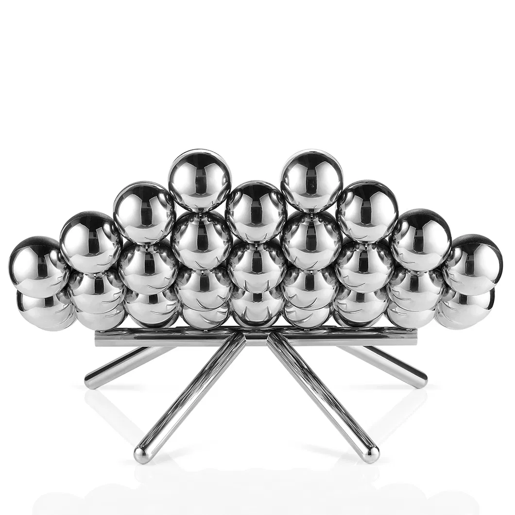 Contemporary Modern Indoor Art Furniture Bubble Sphere Chair Stainless Steel Sofa Ball Sculpture
