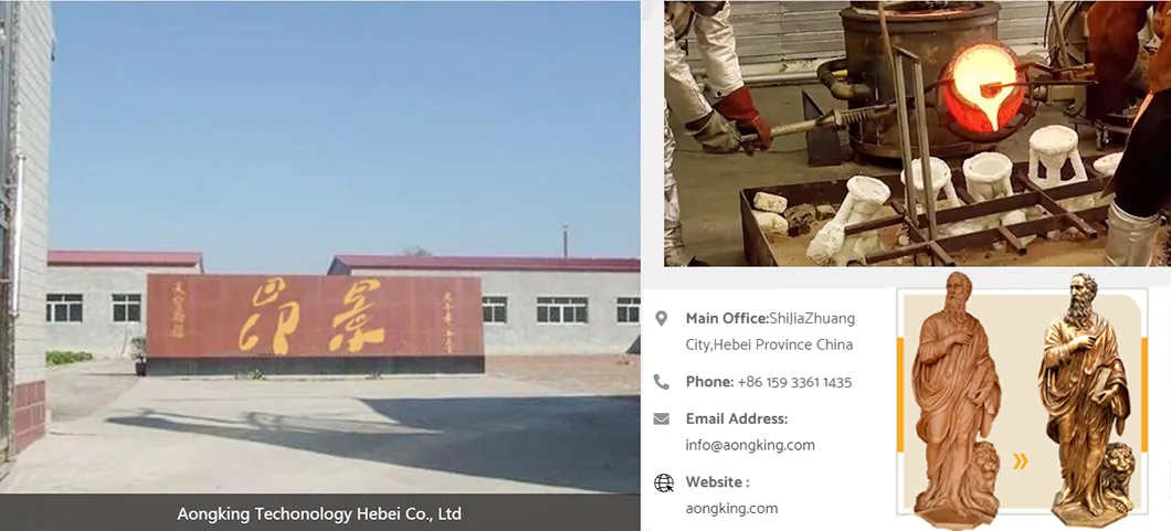 Copper Statue Three Musicians Playing Instruments and Two Children Singing Songs on a Park