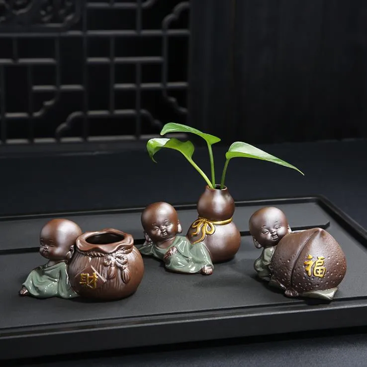 Creative Tea Favorite Young Monk Vase