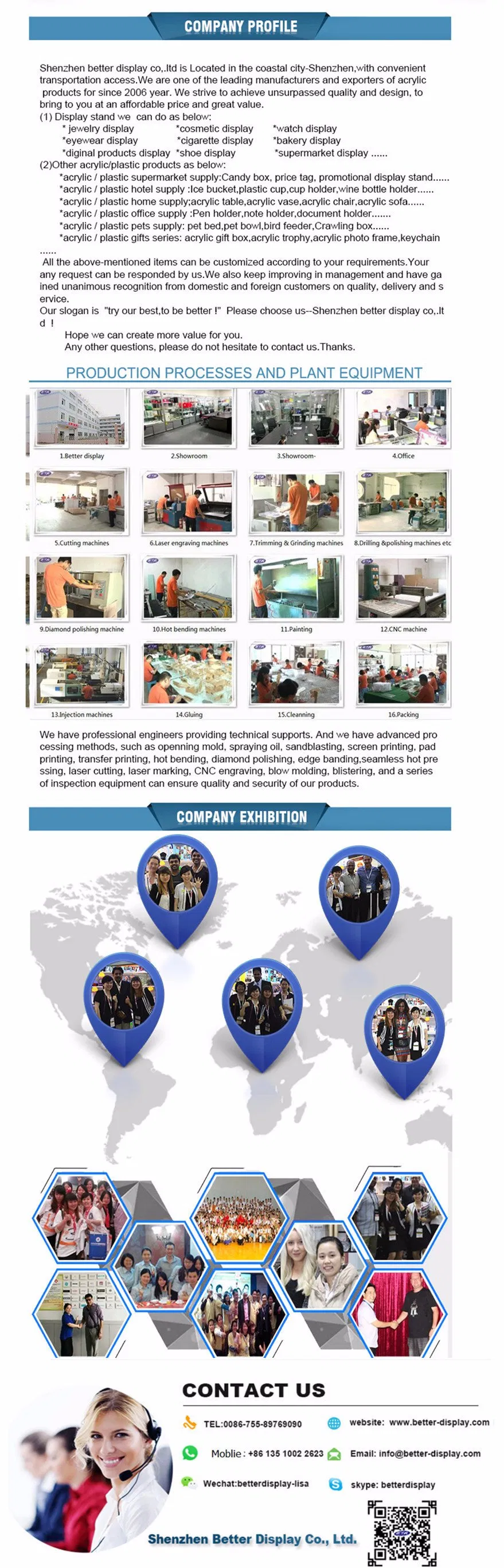 Custom Clear Acryic Crystal Award (BTR-I 7016)