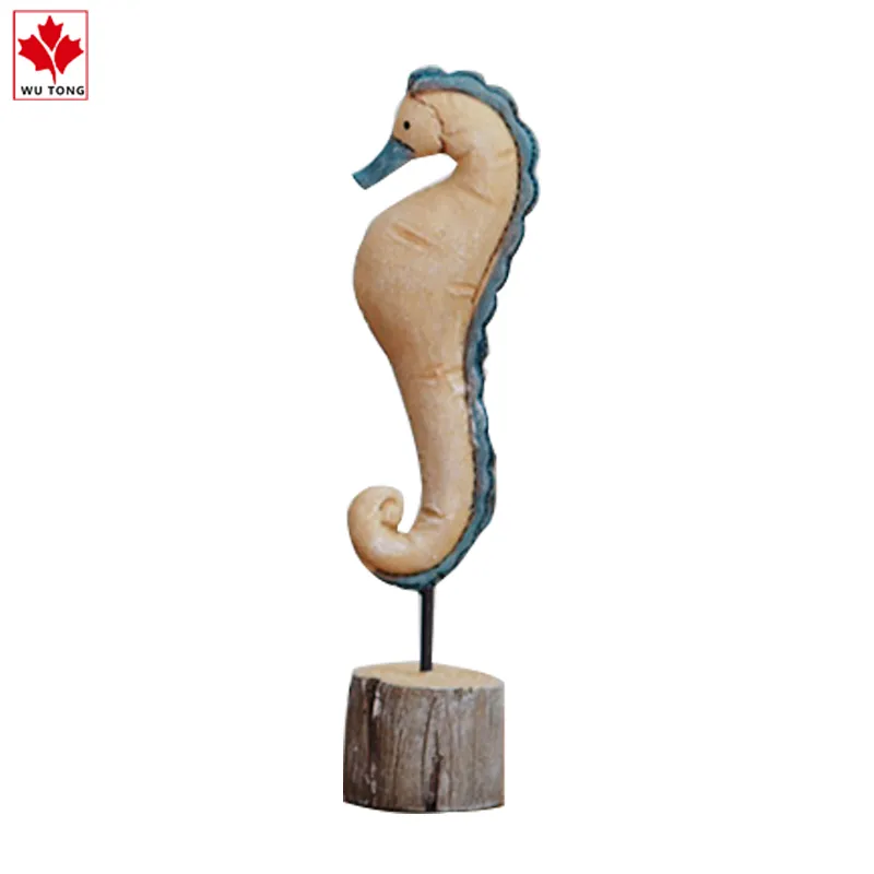 Custom Mediterranean Sea Decorated with Resin Starfish Seahorse Conch