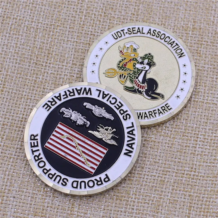 Custom Metal Naval Special Warfare Challenge Coin/Millitary Coin