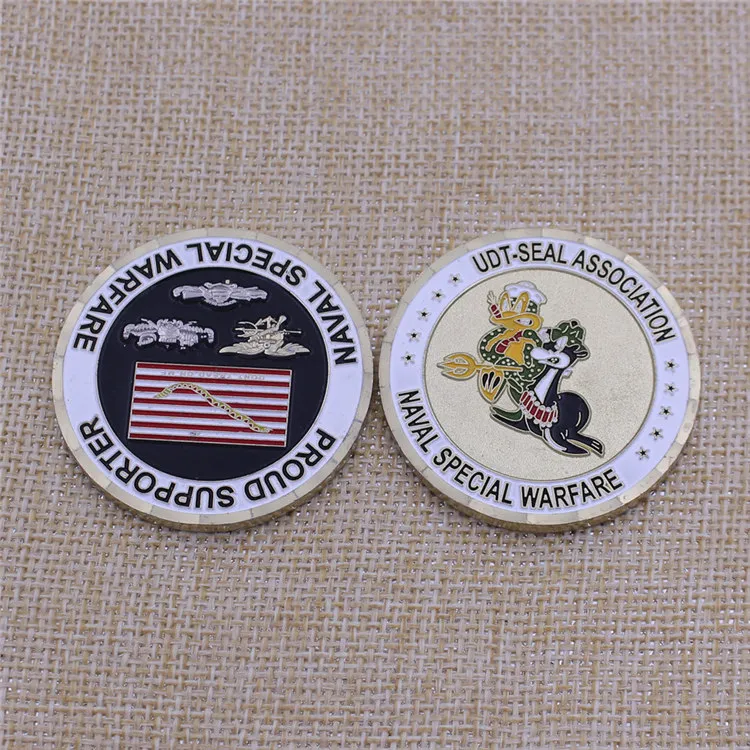 Custom Metal Naval Special Warfare Challenge Coin/Millitary Coin