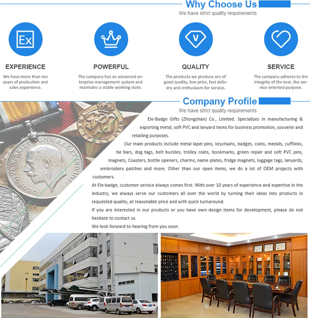 Custom Military Rolled Edge Sublimation 304 Stainless Steel Metal ID Dog Tag (ele-DT004)