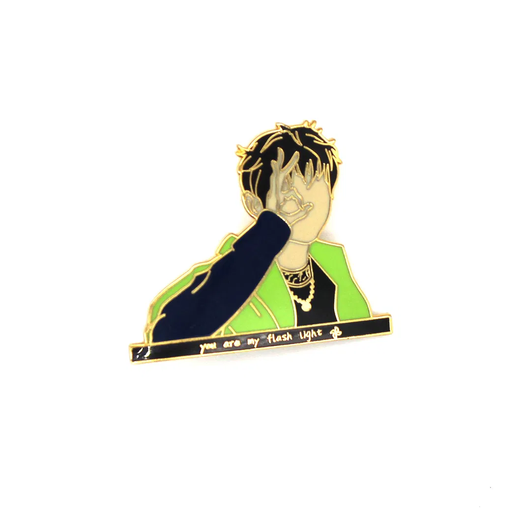 Custom Pins Lapel Manufacturer Idol Wholesale with Badge Card Soft Enamel Pin