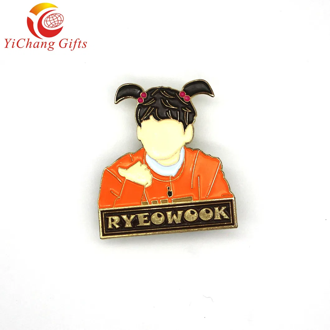 Custom Pins Lapel Manufacturer Idol Wholesale with Badge Card Soft Enamel Pin