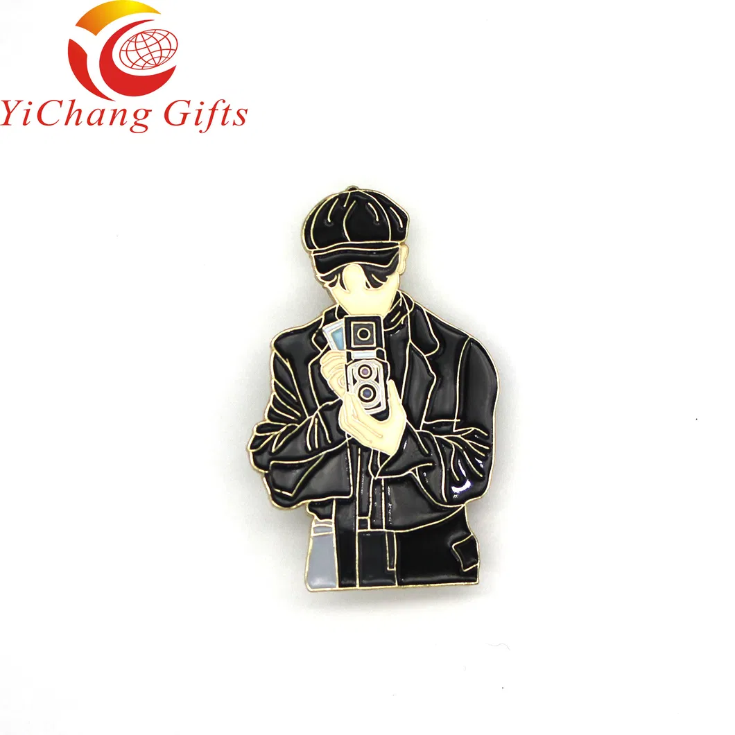 Custom Pins Lapel Manufacturer Idol Wholesale with Badge Card Soft Enamel Pin