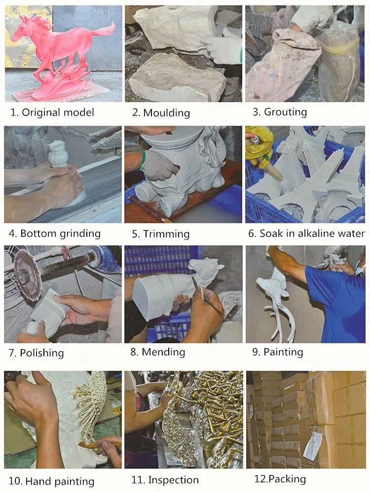 Custom Polyresin Elf Dobby Head Statue