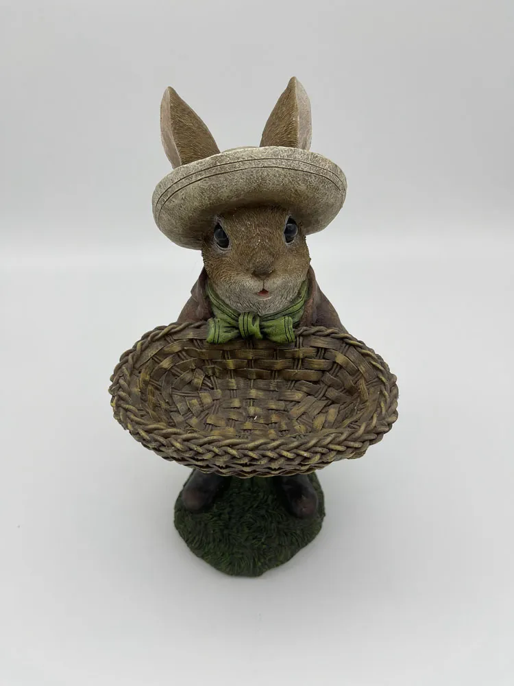 Custom Polyressin Decorative Animal Figurines Garden Crafts Resin Animals Figurines