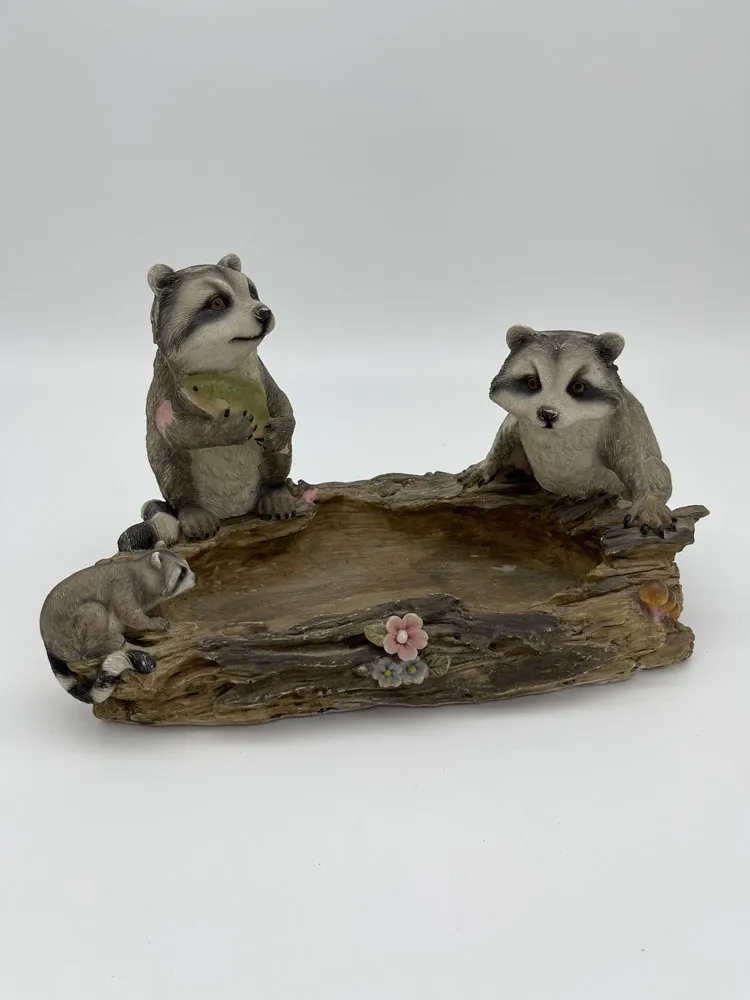 Custom Polyressin Decorative Animal Figurines Garden Crafts Resin Animals Figurines