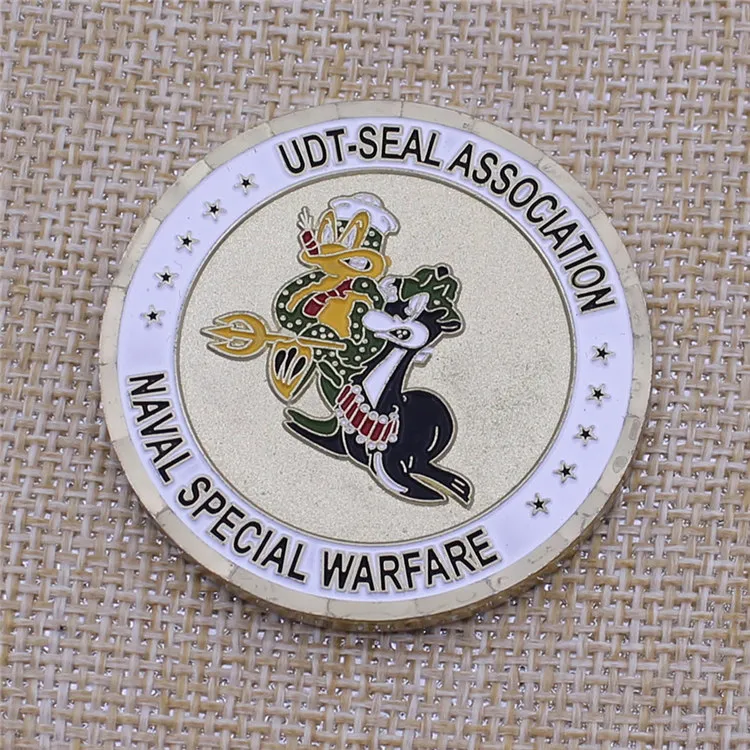 Custom Promotion Metal Naval Special Warfare Challengev Millitary Coin