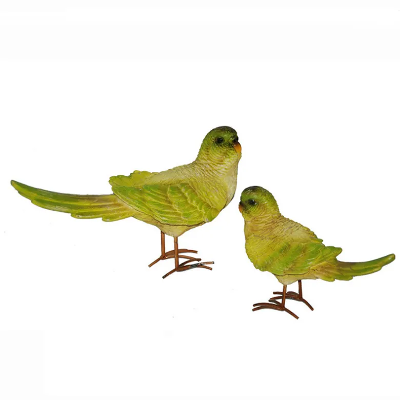 Custom Size Wholesale Polyresin Bird Figurines Animal for Gift Home Office Decor