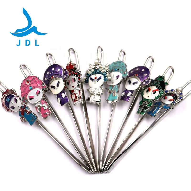 Custom Zinc Alloy Fashion Office Accessories Note Metal Bookmark for Promotional Gift