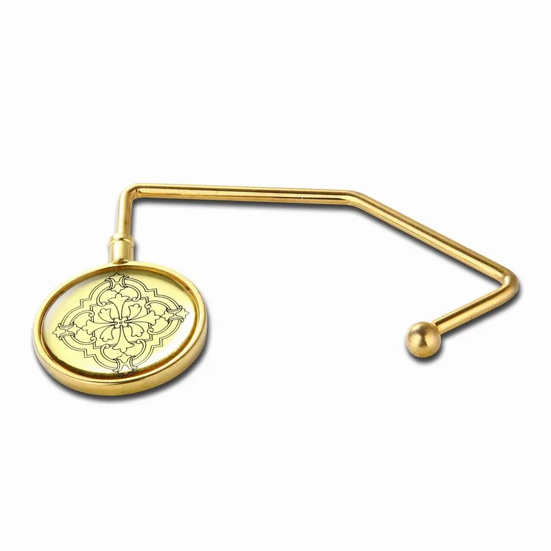 Customized Deaign Folding Epoxy Coated Printed Bag Hanger