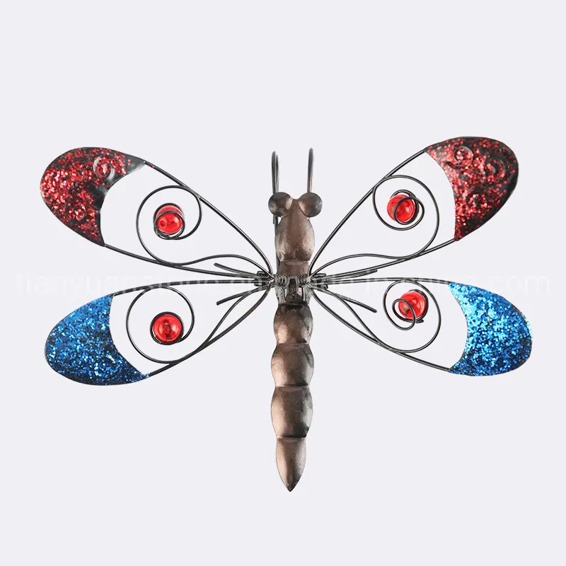 Decorative Hanging Art Wall Decor Metal Dragonfly