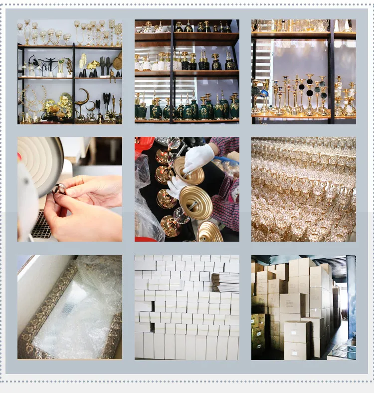 European Metal Sphere Metallic Decor Luxury Gold Crafts for Hotel Soft Decoration