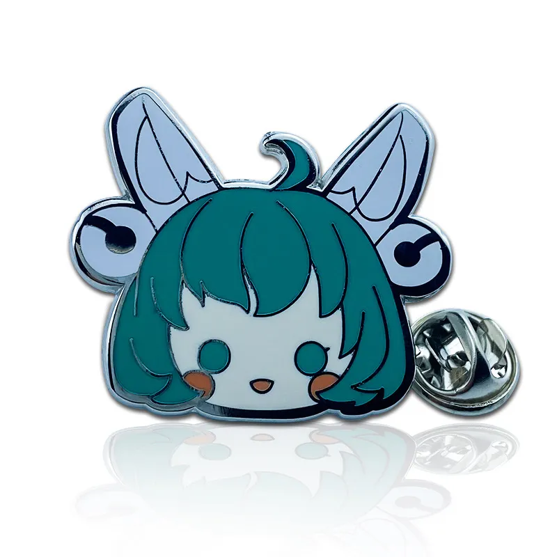 Factory Direct Sale Custom Logo Lapel Pins Colourful Pretty Hard Enamel Pins