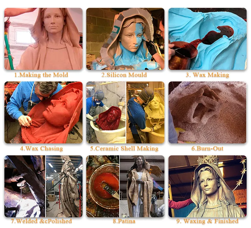 Famous Greek Outdoor Decor Bronze Poseidon Sculpture