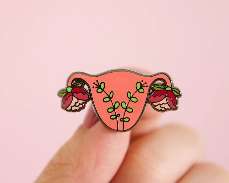 Feminist Banner Custom Enamel Metal Lapel Pin