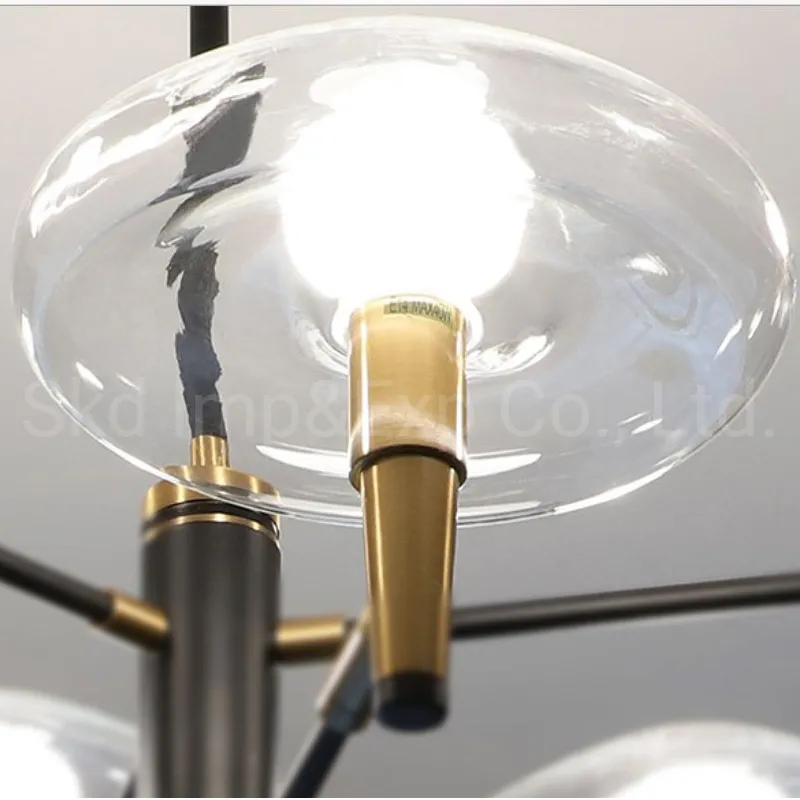 G9 Double Wall Bell Glass Shade for Hanging Lamp Custom Design Accpetable