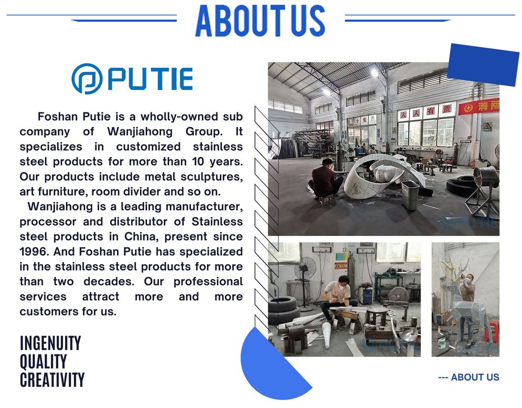 Garden Decoration Art Stainless Steel Metal Sphere Ball Abstract Sculpture