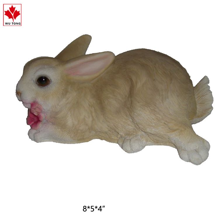 Garden Outdoor Sculpture Animal Resin Rabbit Display